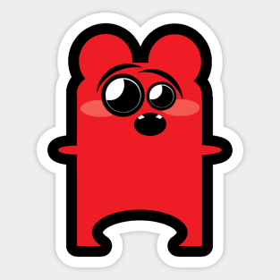 Red Guy Sticker